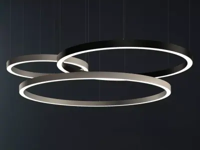 Hanging Lamp RING by Forstlight  3D model