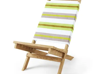 Pepitu Deck Chair 3D model