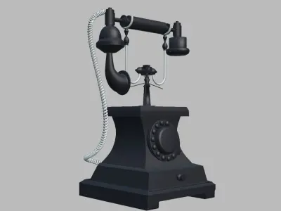 Classic Phone 3D model