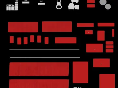 Squid Game Minion Low-poly 3D model