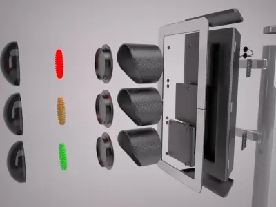 Urban Traffic Light 3D model