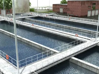  Realistic Water Treatment Plant 