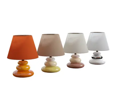 Table Lamp Pebbles Design 3D model