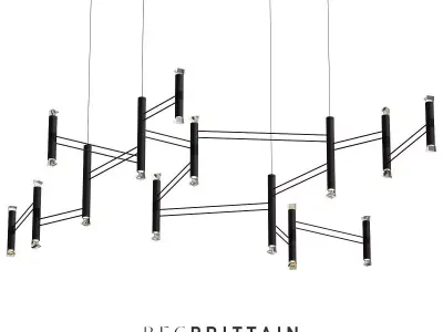 Aries Minimalist Lighting System by Bec Brittain 3D model