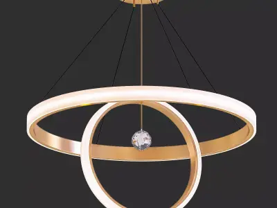 MONTO ring pendant light 3D model