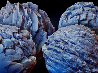 Ultra HQ Terrain Seamless Sculpt Zbrush brushes and Alphas Vol3 3D model