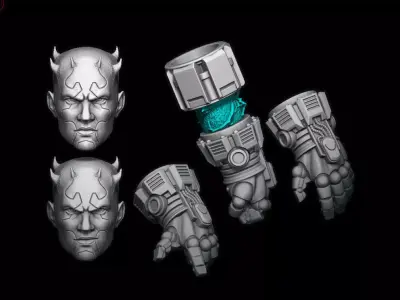 bao-dur head  starwar 3D print model