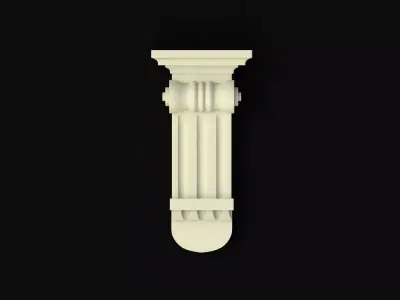 pilaster column 3D model