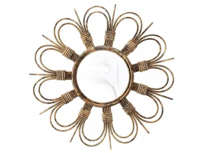 Esger Daisy Petal Accent Mirror 3D model