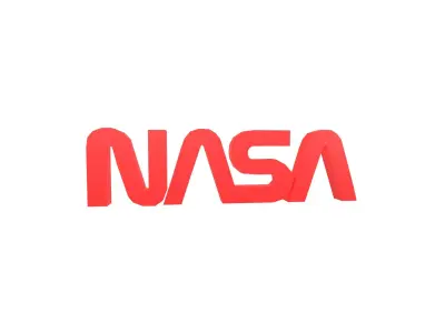 NASA 1975 Logo v1 001 Free low-poly 3D model