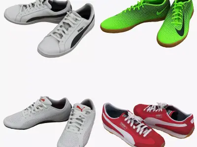 Shoe Collection puma sneakers 3D model