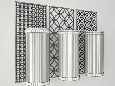 Heart of Lisbon Wall Sconce Set 3D model