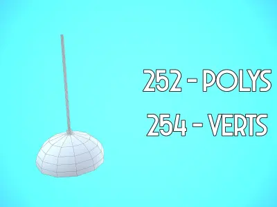 CEILING LAMP 02 CARTOON STYLIZED Low-poly 3D model