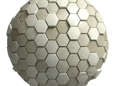 Wooden Wall Decor Material 9- Pbr By Sbsar File Texture