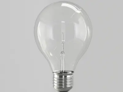 Incandescent Light Bulb 3D model