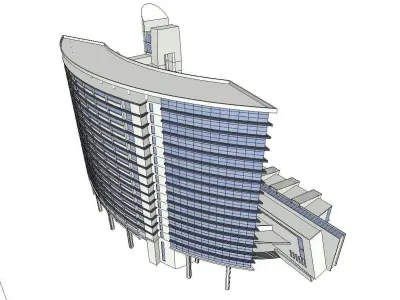 vacation spot-Resort-Fashion Leisure Hotel-0267 3D model
