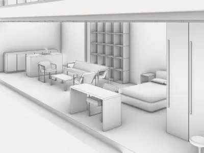 Container House Skyscraper 3D model