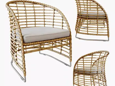 Zecanka Omar Chair 3D model