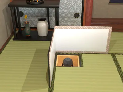 Tea House Go-an 3D model