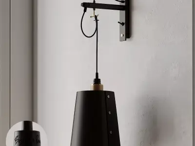  HOOKED Large Wall Light from Buster and Punch 3D model
