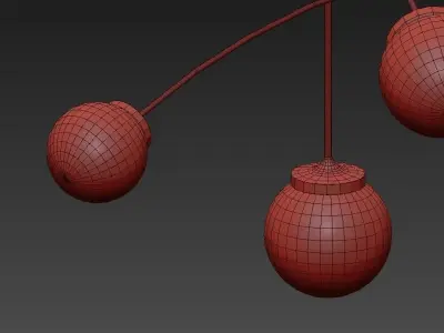 Prescott Large Mobile Chandelier 3D model