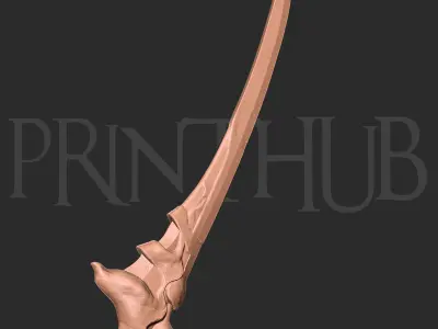 Raizan Sword Level 2  Onimusha Fan Art  Cosplay STL File 3D print model