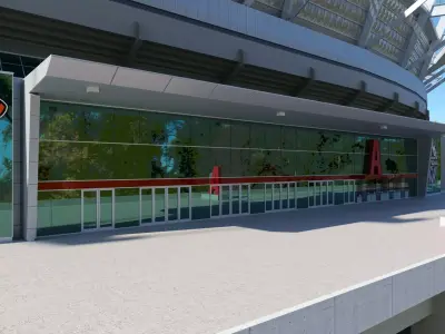 BC Place stadium 3D model