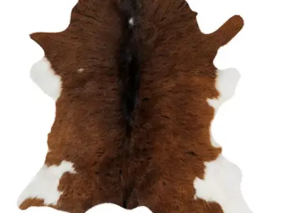 Animal skin rug 13 3D model