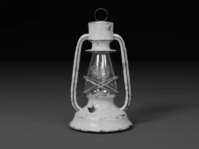 Oil lamp Lantern 3D model