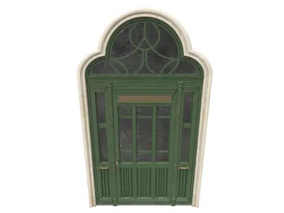 Entrance classic door 51 3D model