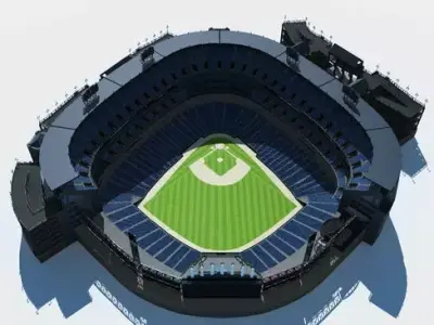 Baseball Stadium 3D model