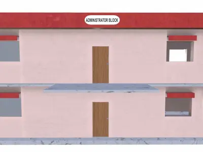 Administrator Block Low-poly 3D model