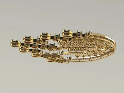 Pendant for modern women 3D print model