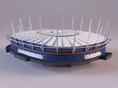 BC-Place Vancouver -  Stadium Low-poly 3D model