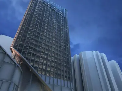 The Headquarters Business Park Tower 3D model