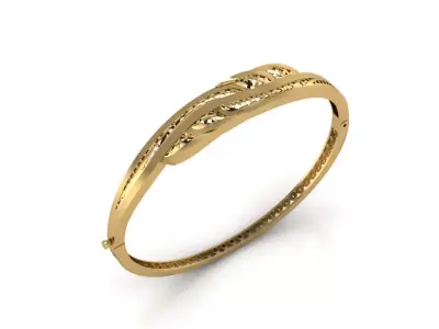 Womens Bracelets Bangles 3DM STL OBJ With Details  3D print model