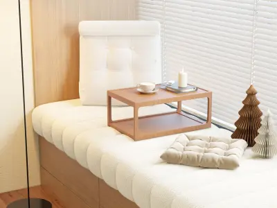 Comfortable bedroom 3D model