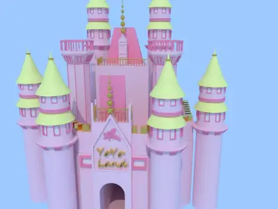 Castle 3d model 3D model