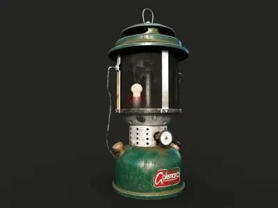Game Ready Asset - Lantern Low-poly 3D model