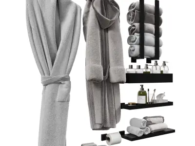 Decorative Bathroom Set 7 3D model