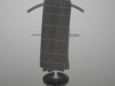 Towel holder Free low-poly 3D model