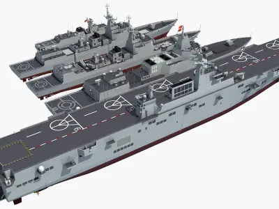  Chinese Navy warships Collection 01 