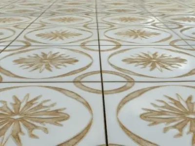 Gold Elegant Tiles Texture