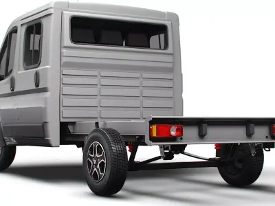 Peugeot Boxer Chassis DoubleCab L2 2026 3D model