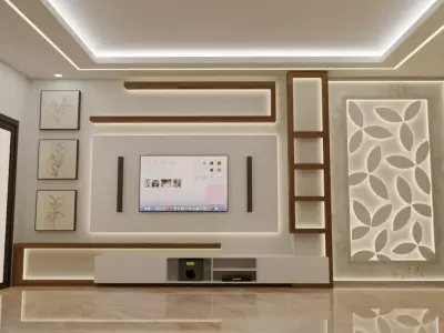 Modern Living Room 3D model