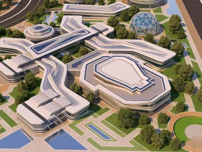 0005 - Culture Center - 2022-03 - 2Ds Plans - 3Ds Files 3D model