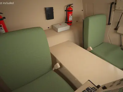  Military Command Control Truck with Enclosed Module Desert 