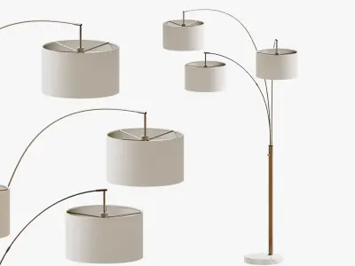 Felice Smart Enabled Floor Lamp 3D model