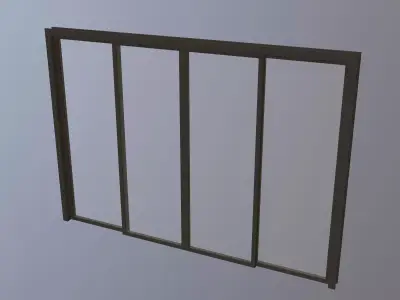 4 leaves door 23-05 3D model