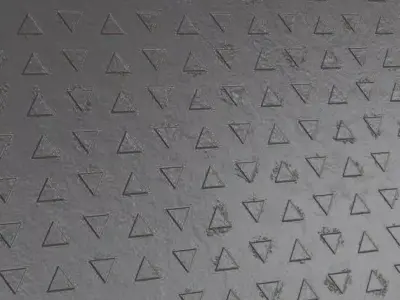 Triangle Studs PBR Seamless Texture